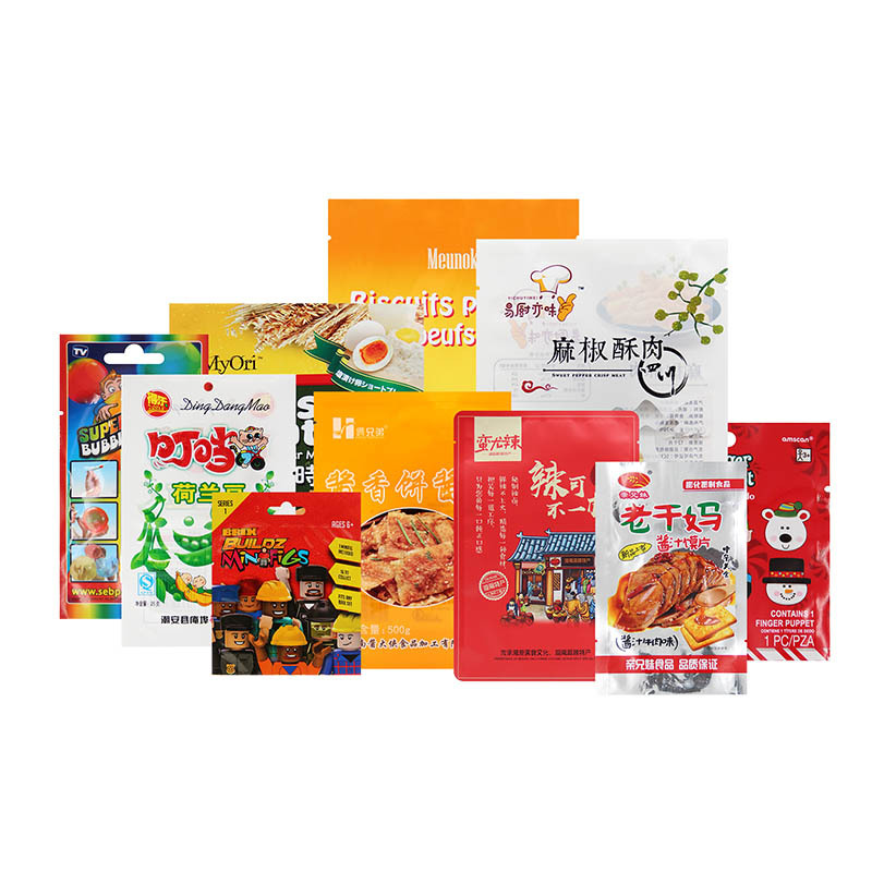 Wholesale packaging bag three-sided sealing bag face mask bag aluminized Yin and Yang flat bag food bag easy to tear flat seal