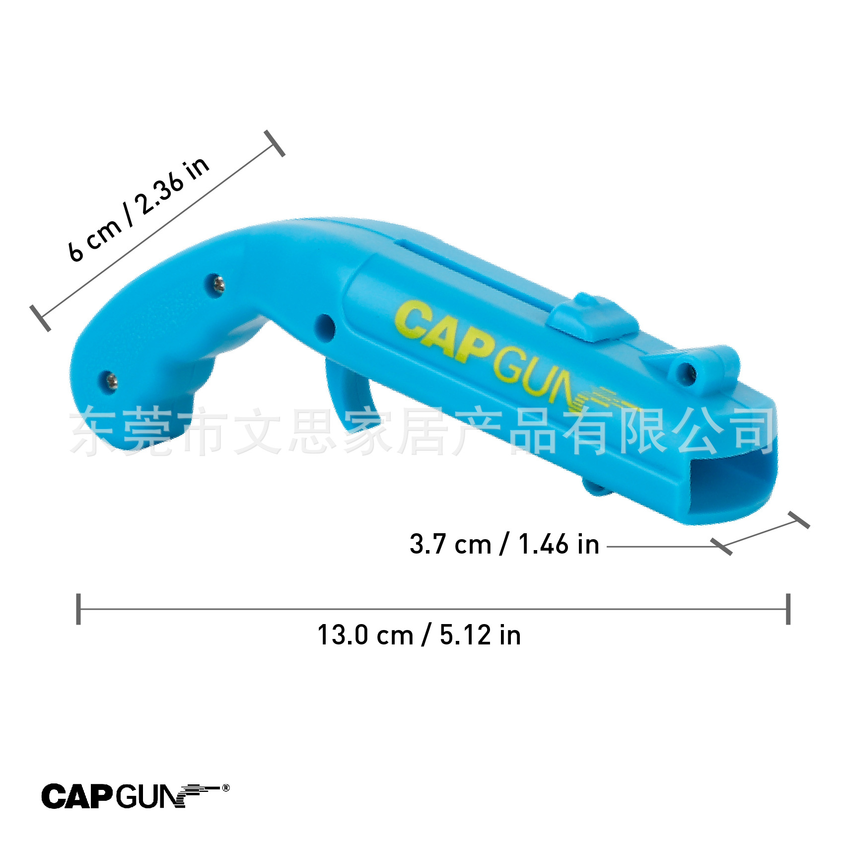 Authentic Abs Internet-Famous Cap Gun Pistol Bottle Opener That Can Launch Bottle Caps, Multifunctional Beer Opener
