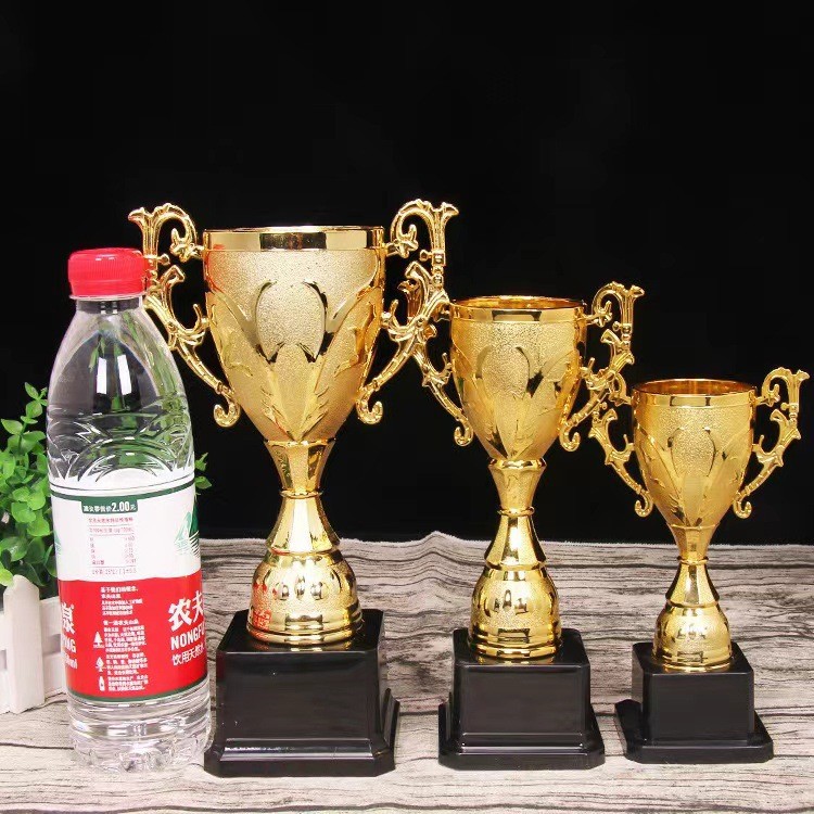 Lin Min New Trophy Children's Trophy School Students Electroplated Small Plastic Trophy Decorations Wholesale Trophy Making