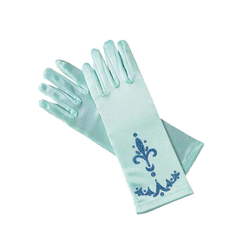 Прямые продажи с фабрики замороженные перчатки принцессы Эльзы для девочек роль игры игрушки атласные перчатки с принтом