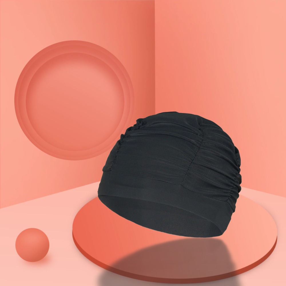 Adult swimming cap wholesale high elastic quick dry unisex independent packaging solid color swimming cap professional swimming equipment