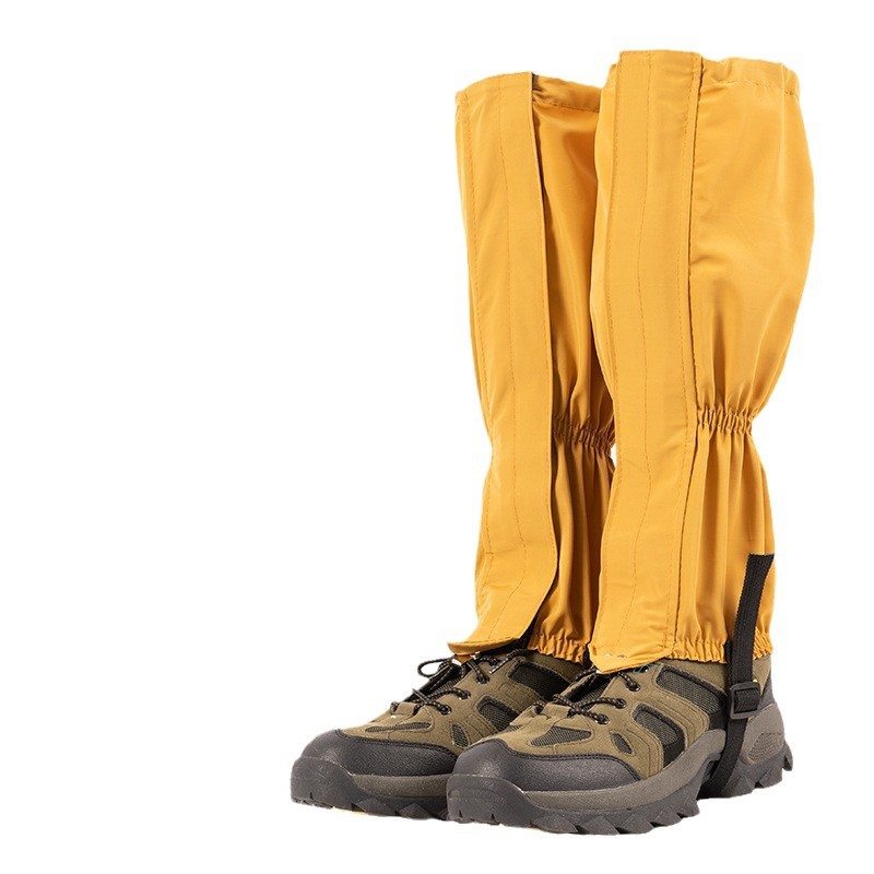 Snow Cover Hiking Mountaineering Leggings Outdoor Snowproof Windproof Functional Sandproof Long Shoe Cover Unisex Wear-Resistant and Tear-Resistant