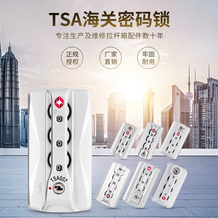 Парольный замок для чемоданов замок для багажа TSA таможенный замок аксессуары для багажа парольный замок алюминиевый каркас таможенный парольный замок