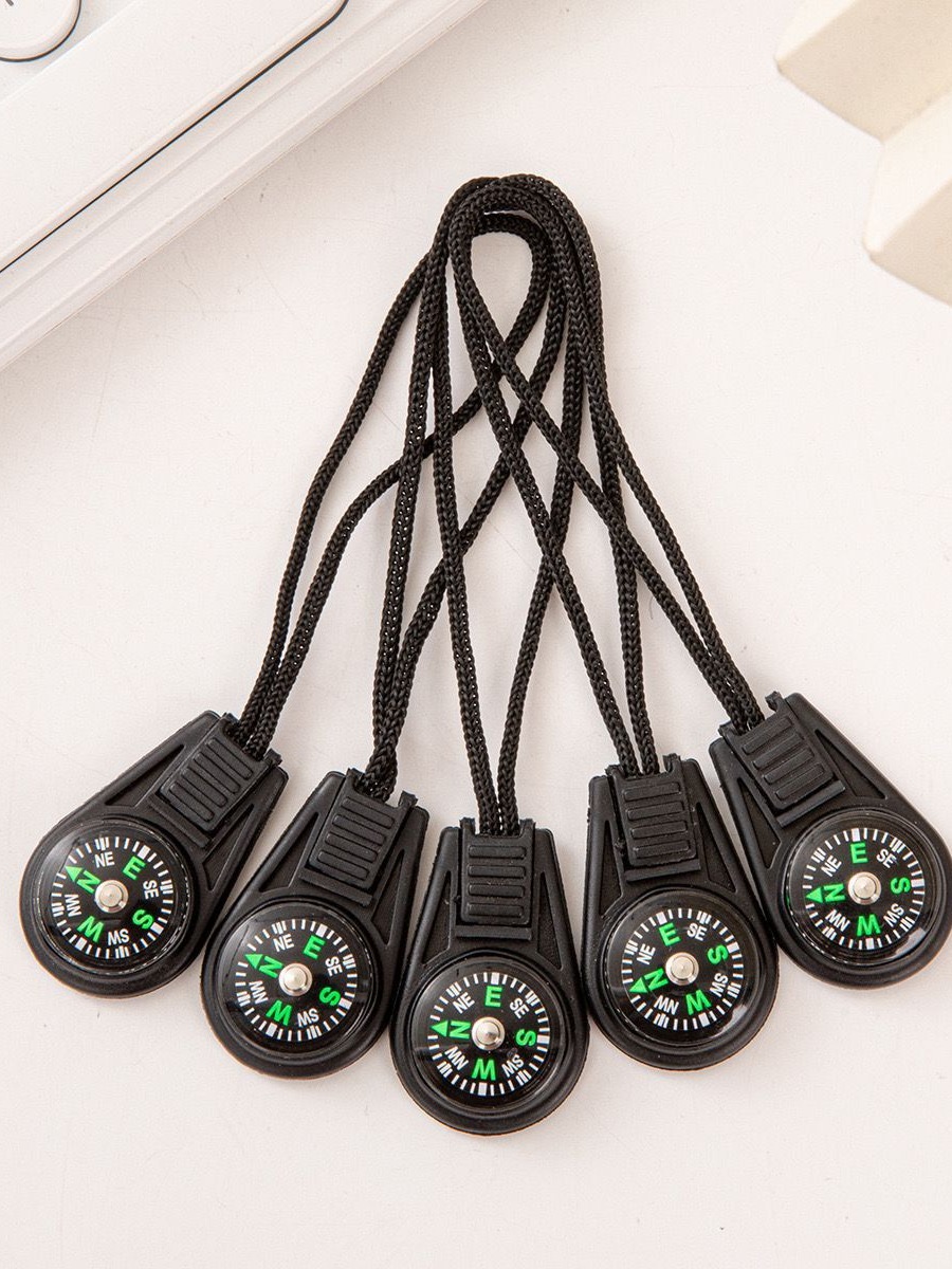 G20 compass lanyard zipper head small accessories mini compass with rope pendant outdoor survival equipment