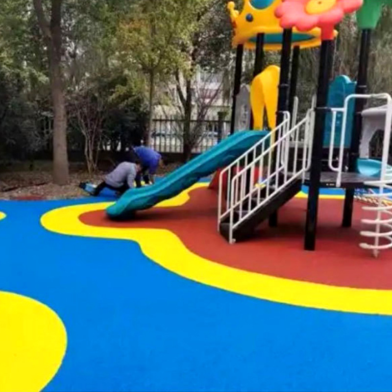 Epdm Rubber Particles Plastic Track Material Breathable Plastic Track Outdoor Floor Rubber Track Engineering Undertaking