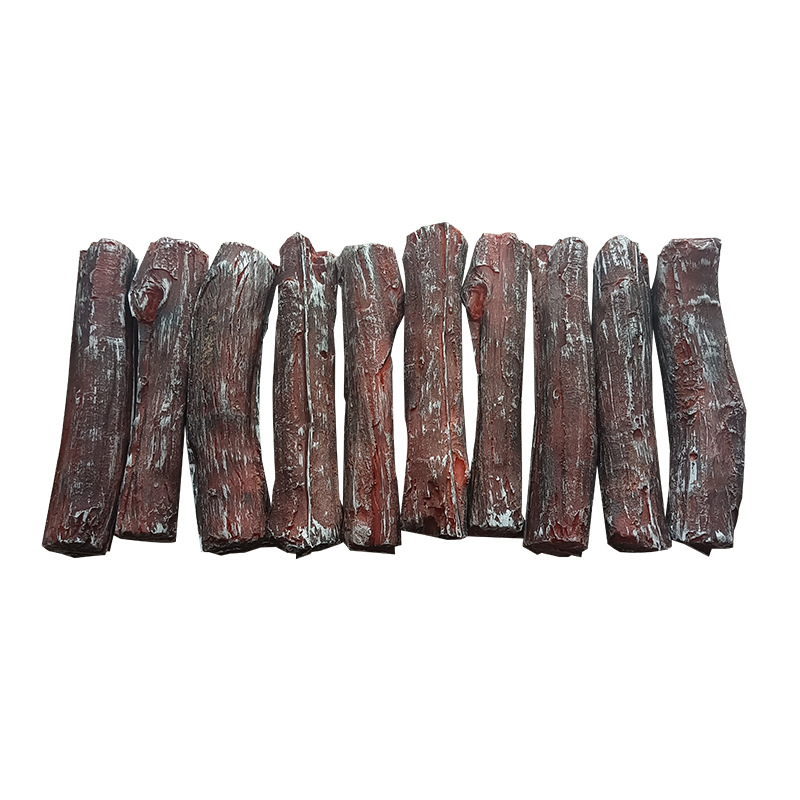Decorative firewood hearth core bare carbon strip ornamental resin ornaments simulation flame charcoal strip electronic fireplace accessories