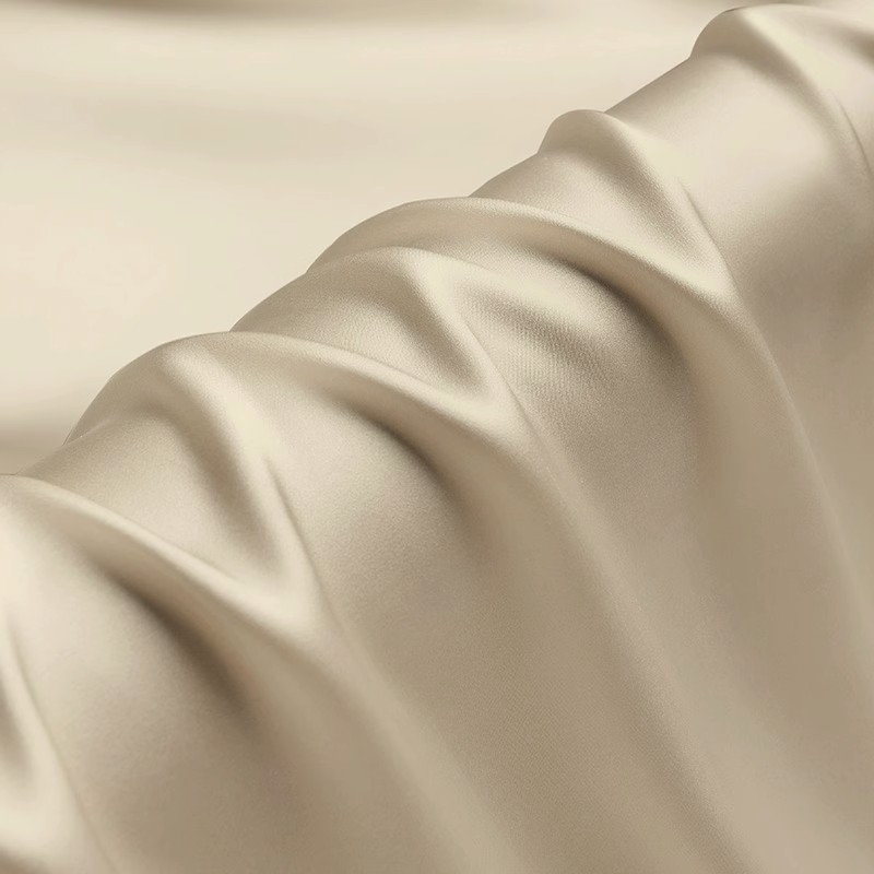 16 MMI 114 door size crepe satin heavy silk satin cheongsam clothing fabric solid color fabric spot
