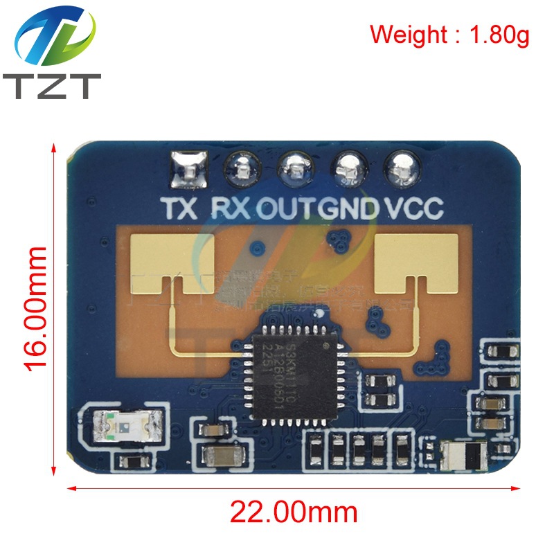 24G presence sensor radar LD2410C radar module square package smart sensor with Bluetooth