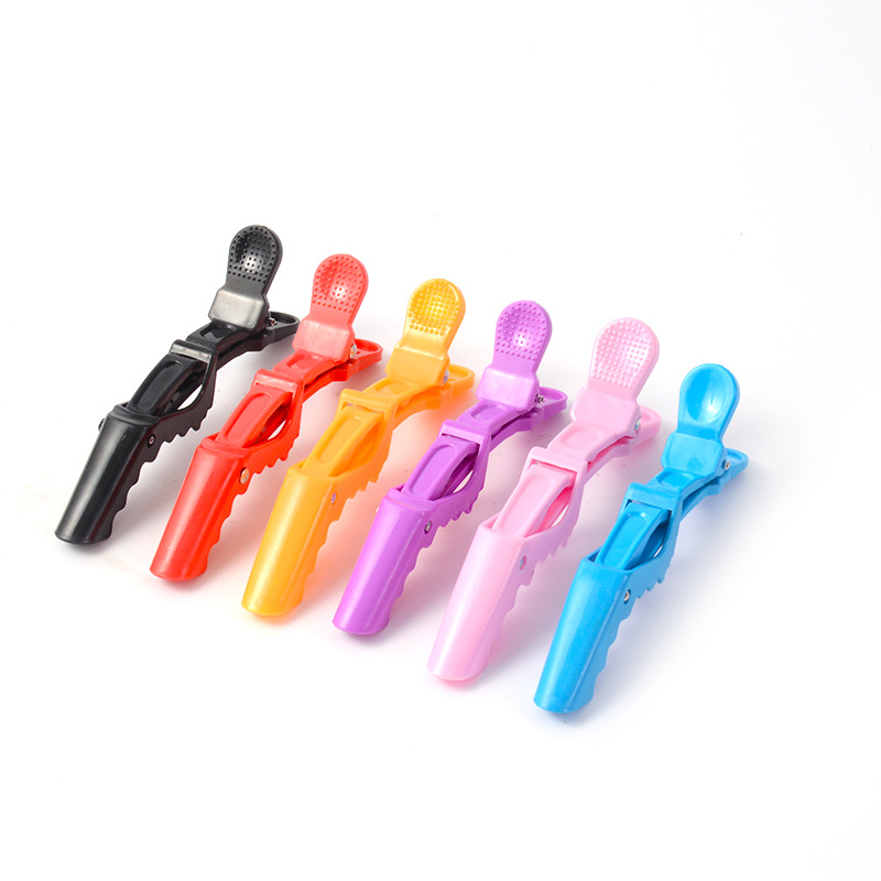 Cross-border Alligator Clip Hairpin New Material Partition Positioning Clip Hairstyle Clip Barber Shop Hairdressing Tools Grab Clip Spot