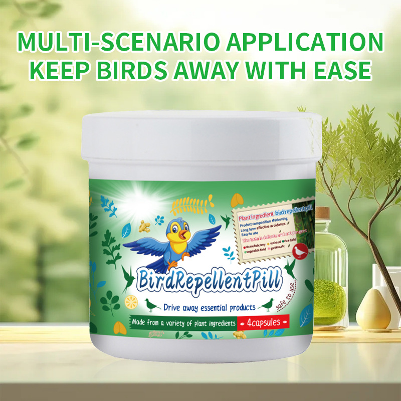 Cross-Border Supply of Greenhouse Bird Repellent Pills, Magpie Bird Odor Repellent, Orchard Farmland General Bird Repellent Agent, Dropshipping
