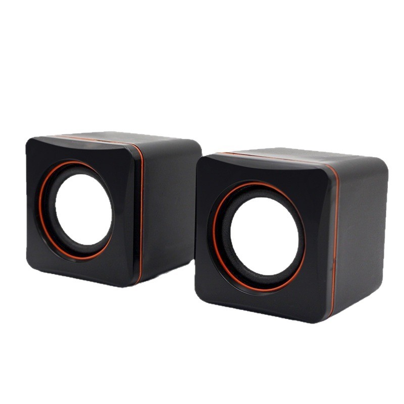Cross-Border D-02A Mini Computer Speaker USB Subwoofer Audio Multimedia Portable Stereo Speaker