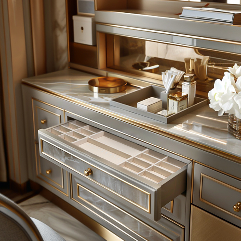 Customized Jewelry Box Size Velvet Ring Tray Necklace Earrings Storage Watch Case Wardrobe Dressing Table Storage Tray