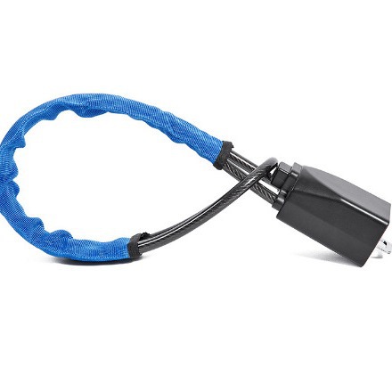 Car steering wheel lock steel cable rope lock extended and thick safety belt buckle lock general automobile lock front anti-theft lock