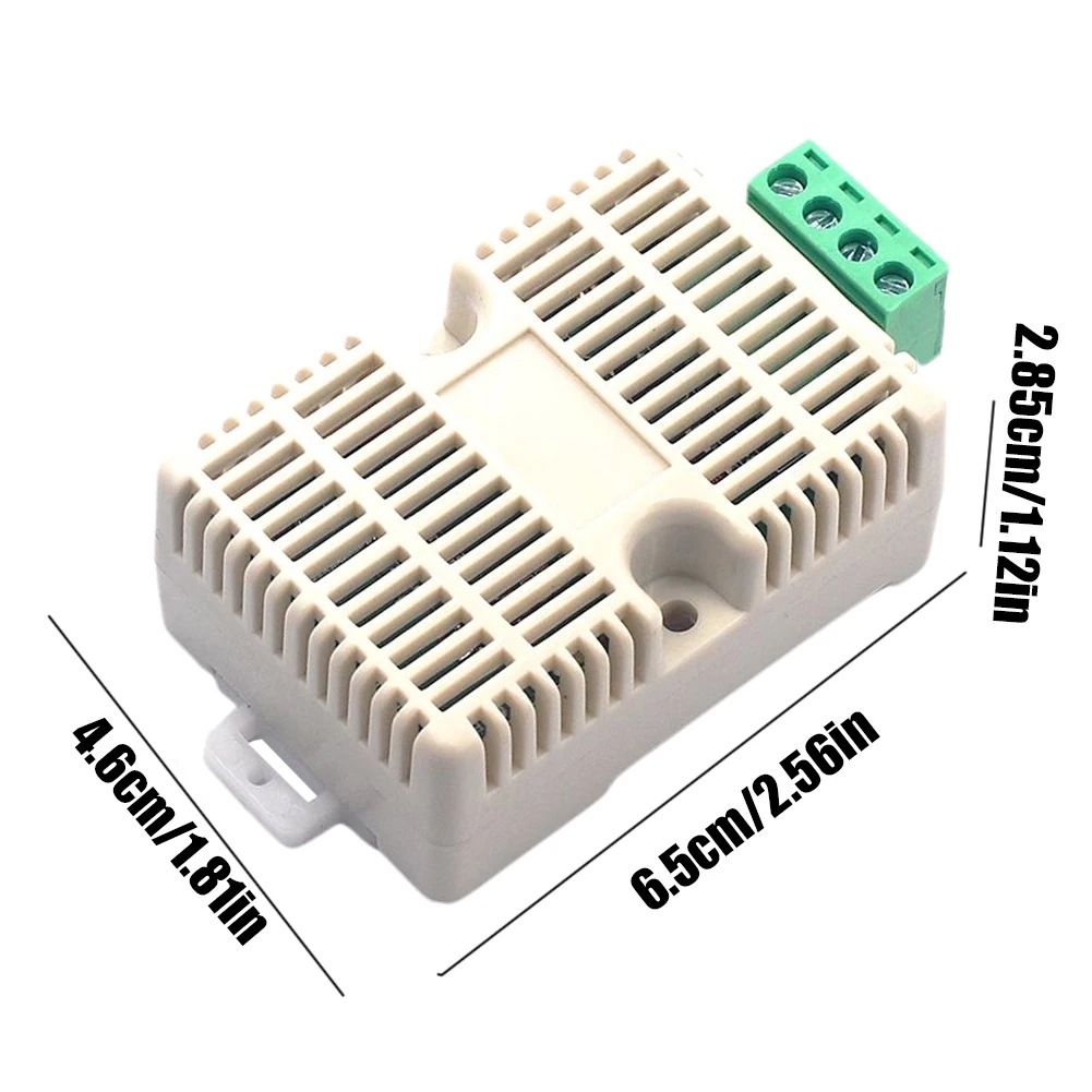 High-Precision Rail-Mounted Temperature and Humidity Sensor Industrial-Grade Rs485 Temperature and Humidity Transmitter Din Rail Probe