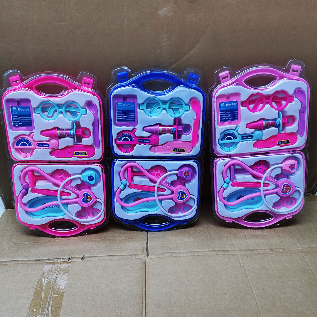 Children's Medical equipment 778 simulation little doctor play house portable medical equipment box stethoscope injection suit toys wholesale