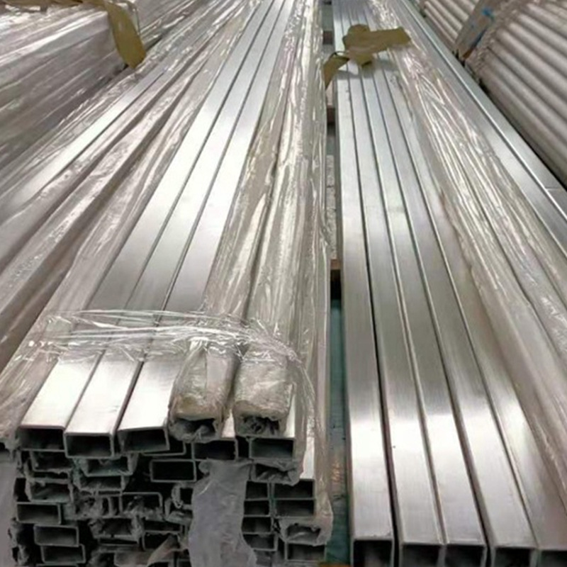 304 Stainless Steel Square Tube 316 Square Tube 201 Stainless Steel Square Tube Polished Brushed Stainless Steel Square Tube Hollow Tube