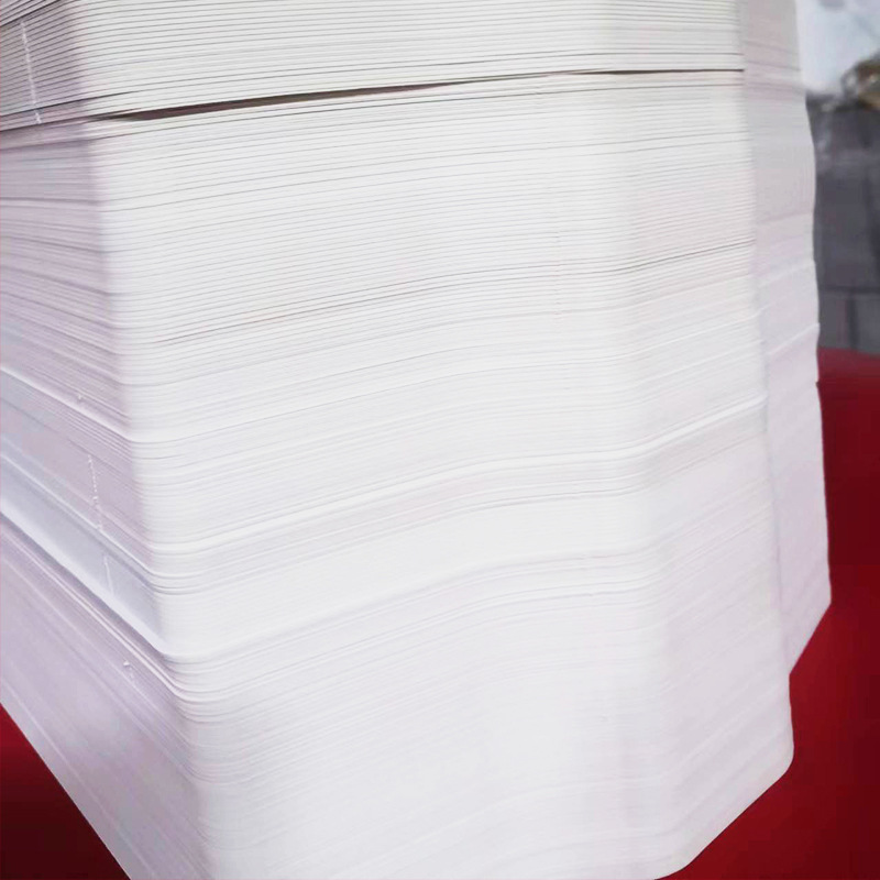 Round Corner double-sided white cardboard clothing T-shirt cardboard Shirt pants folding liner hat packaging cardboard