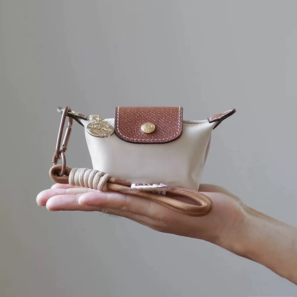 Модифицированная монетница Longxiang, супер мини женская сумка-пельмень, сумка для монет с цветным сочетанием, сумка для губной помады, маленькая подвесная сумка, простая и стильная