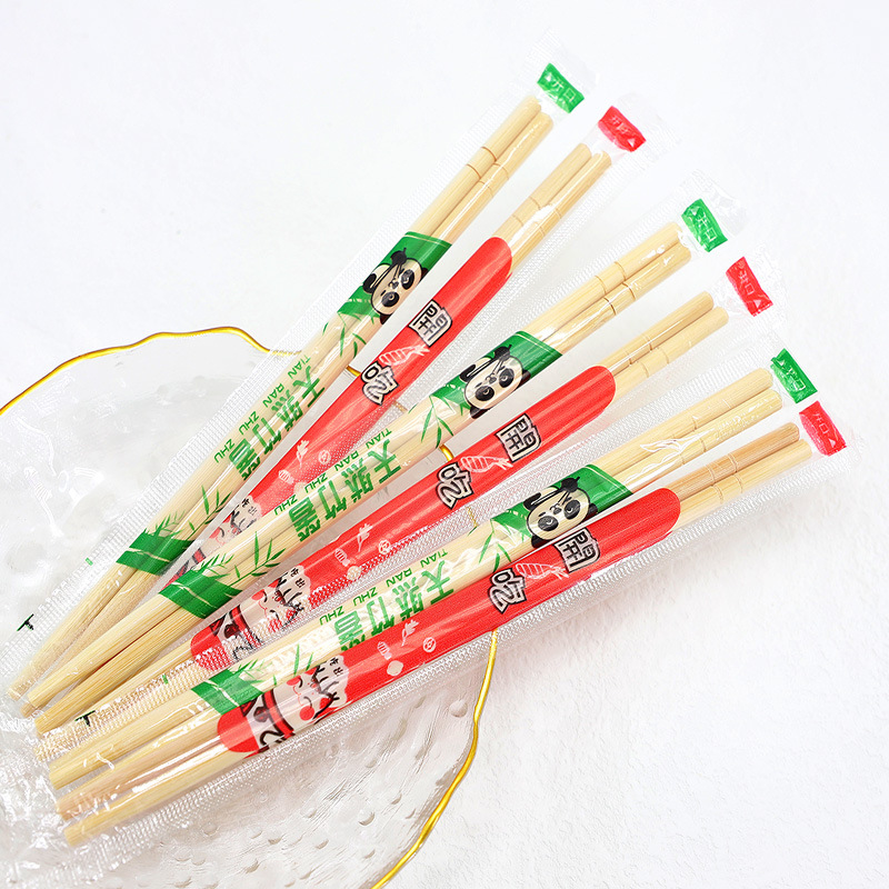 Disposable Chopsticks, Large Batch, Individually Packaged, Commercial Takeout Packaged, Small Round Chopsticks, Hygienic and Convenient Chopsticks, Panda Chopsticks