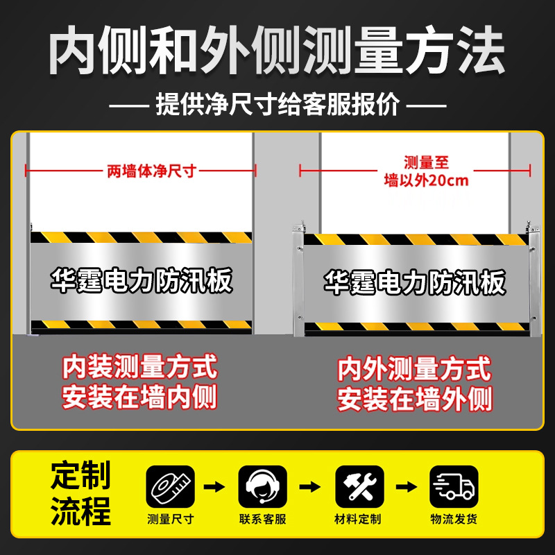 Shengce Stainless Steel Flood Control Barrier, Flood Prevention Barrier, Underground Garage Flood Control Barrier, Flood Prevention Barrier, Flood Barrier