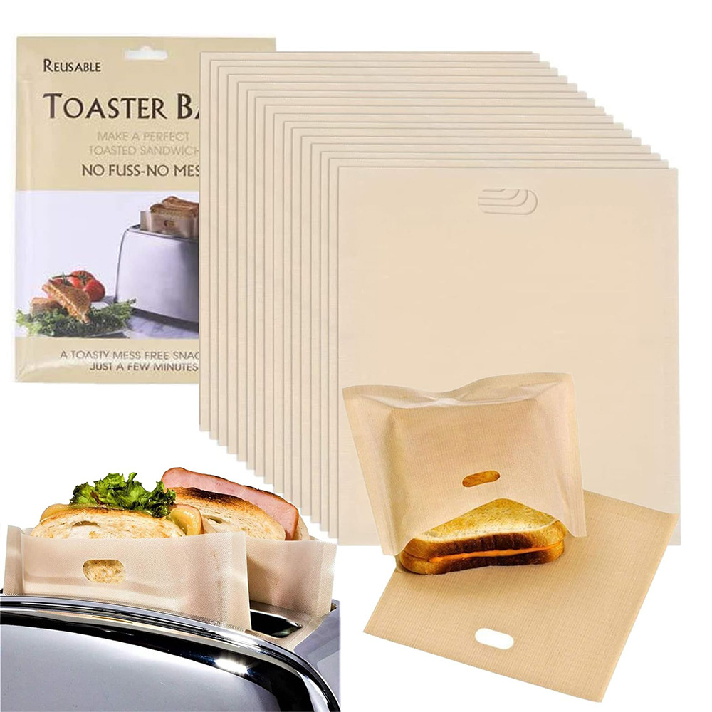 Source manufacturers non-stick microwave bag toaster bag Teflon toast bag sandwich bag