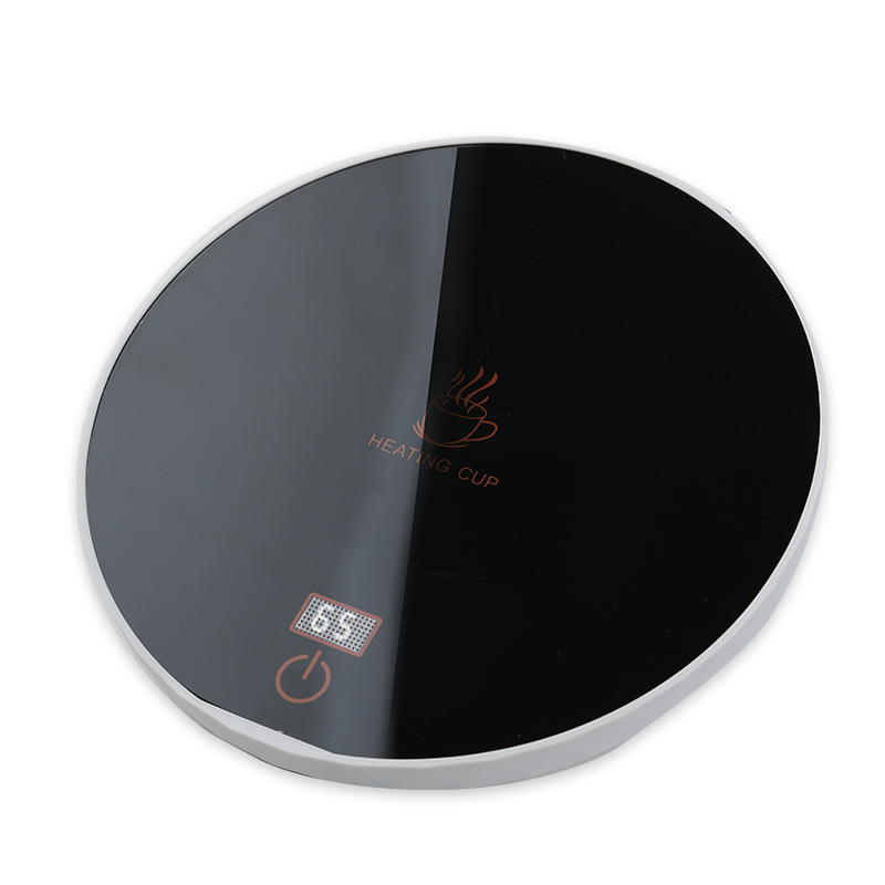 65 degree digital display constant temperature coaster, intelligent constant temperature coaster three-gear constant temperature coaster touch switch set timing