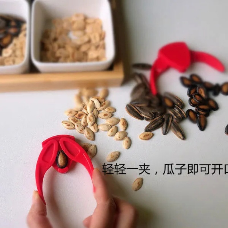 Melon Seed Clamp Shell Stripper Nut Clip Lazy People Eating Melon Seed Artifact Kitchen Tool Watermelon Seed Shell Stripper Shelling Artifact