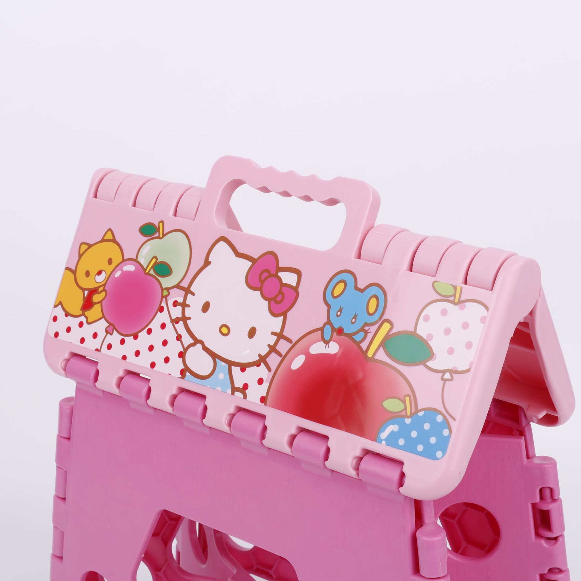 Export Thickened Cartoon Plastic Folding Stool for Children and Adults Indoor and Outdoor Small Stool Chair Non-Slip and Environmentally Friendly