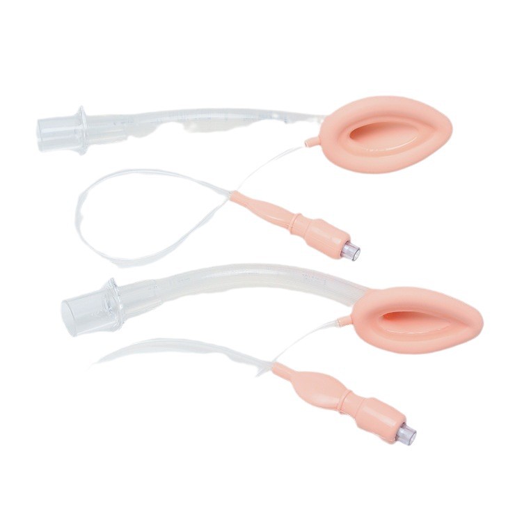 Disposable Medical Sterilization Laryngeal Mask Silicone Anesthesia Laryngeal Mask Single Lumen Airway Catheter for Adult Children