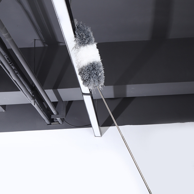 Feather Duster Dust Sweeping Ash Household Retractable Ceiling Cleaning Electrostatic Duster Dust Cleaning Spider Web Artifact