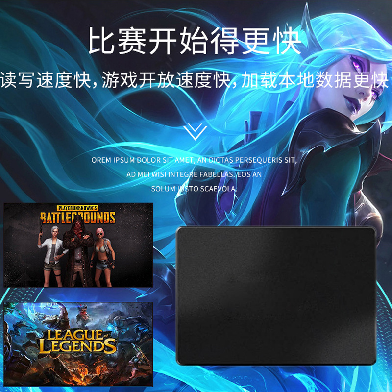 Ssd Solid State Drive 128G256G 2.5inch Sata3 Notebook Desktop Hard Drive 512G1T Foreign Trade Cross-Border