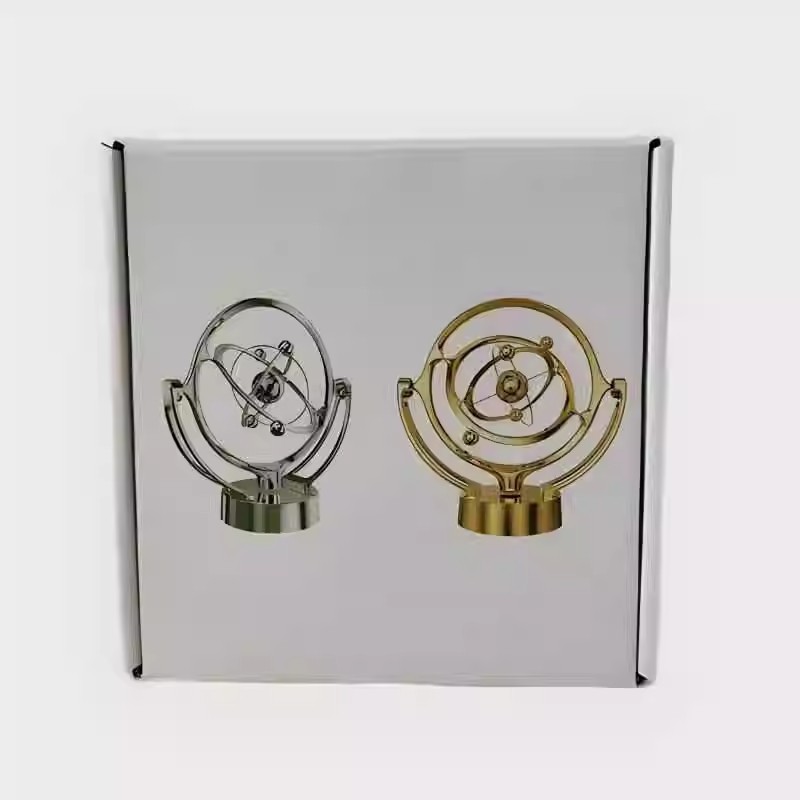 H004 color earth perpetual motion instrument cosmic galactic celestial body wobble magnetic electric rotating chaotic pendulum