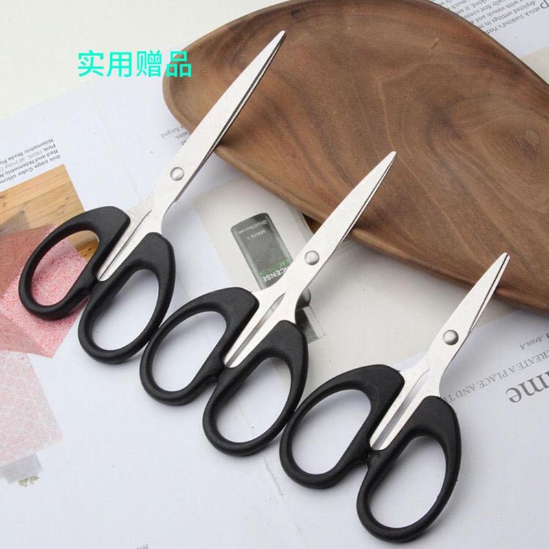 Stainless steel small scissors office stationery scissors paper-cut scissors bangs thread scissors hand-cut paper-cut household