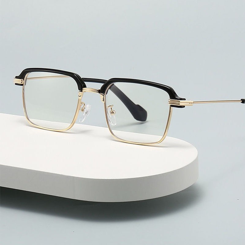 2024 New Anti-blue Light Presbyopic Glasses with Myopic Fashion TikTok Red Riding Book Same Style Anti-blue Light Flat Glasses