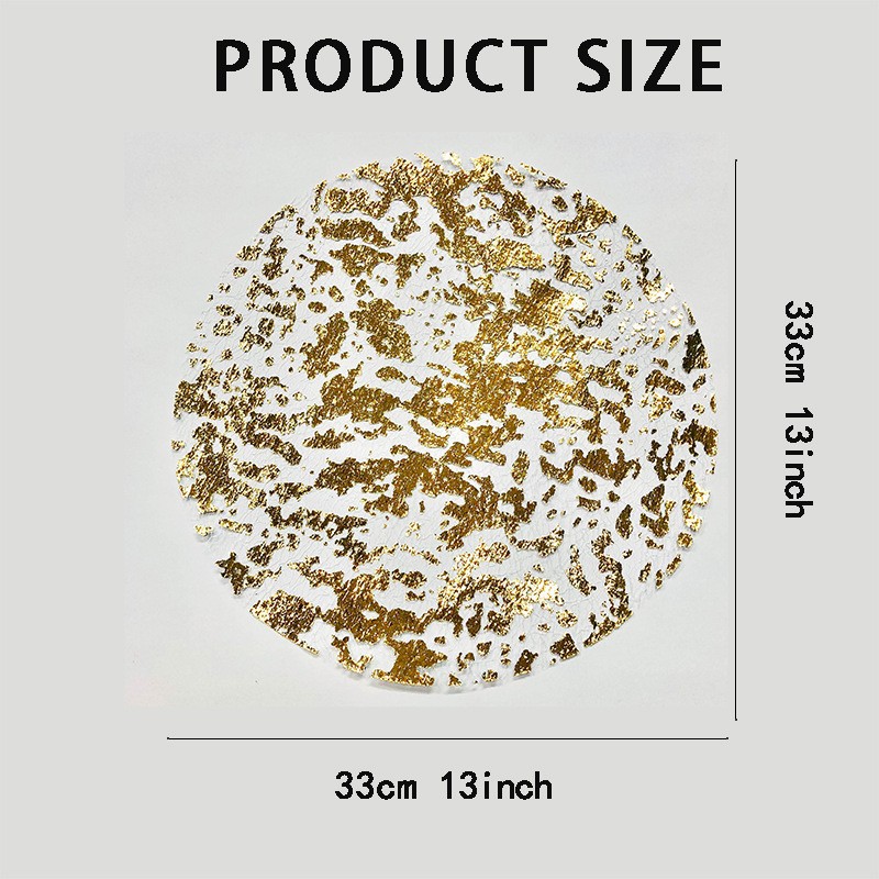 Aliexpress зарубежная торговля осень новые дропшиппинг подставки одноразовые золотые подставки круглые металлическая текстура