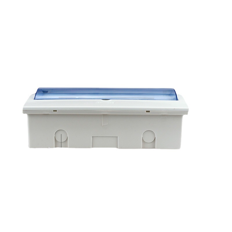 Open-mounted plastic circuit box 3-16 circuit distribution box household indoor light and shade universal strong electric box lighting empty box
