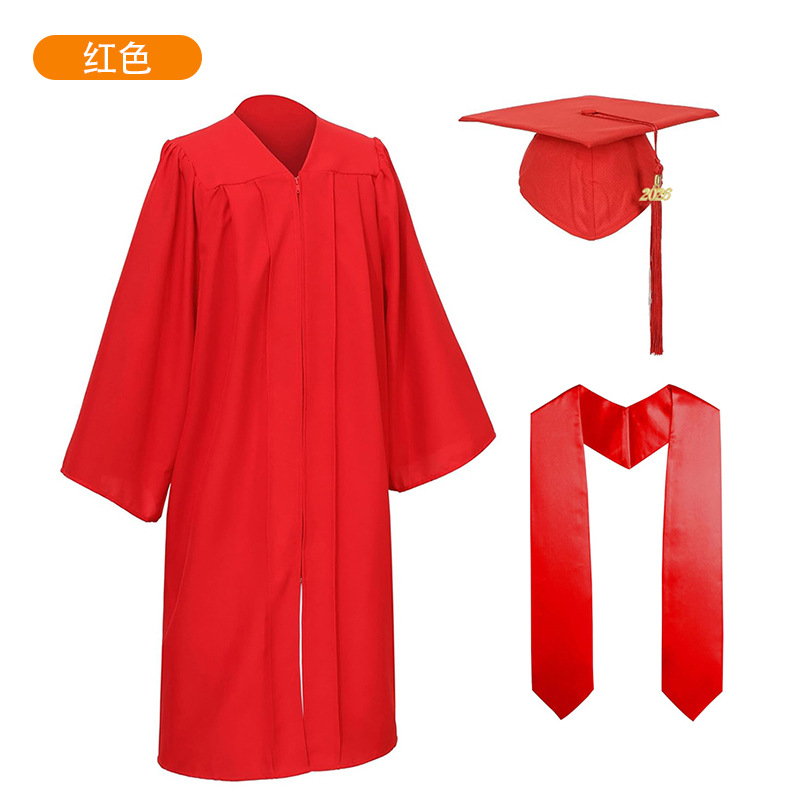 Cross-border woven adult university degree clothing American academic clothing suit graduation ceremony commemorative clothing academic clothing wholesale