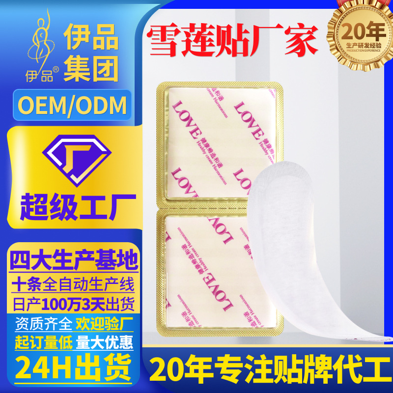 Snow Lotus Patch Gynecological Snow Lotus Care Patch Herbal Pad Snow Lotus Patch Private Parts Care Patch Snow Lotus Pad Manufacturer