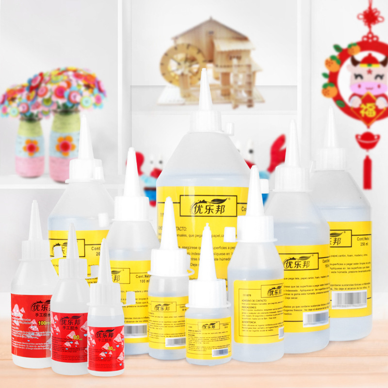 Ручной работы DIY алкогольный клей нетканая ткань 30мл алкогольный клей бесцветный прозрачный мягкий клей джутовый шнур кнопка живопись алкогольный клей