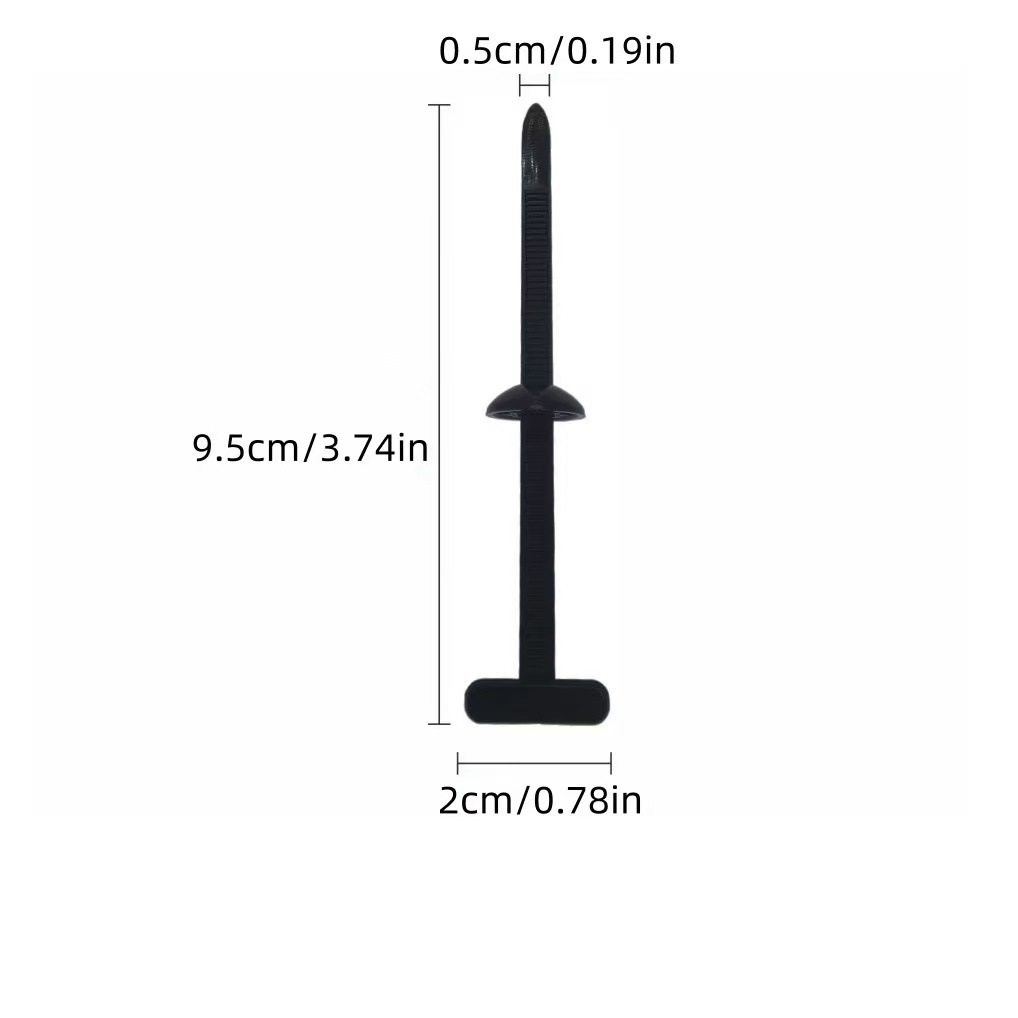 Universal Automotive Cable Ties, Plug-In Cable Ties, Replacement Screw Buckle Cable Ties, Engine Guard, Fender Through-Nail
