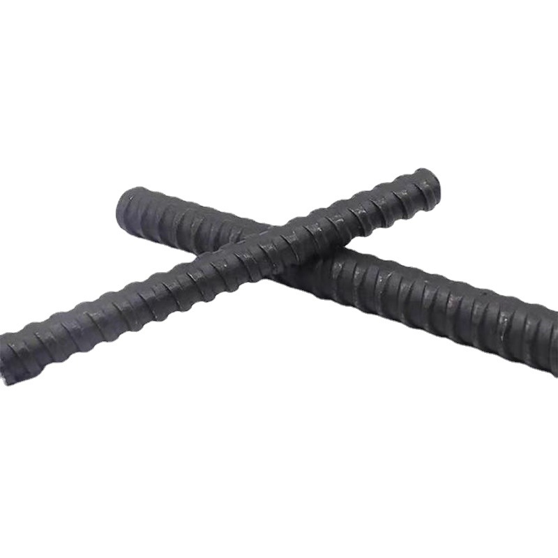 Custom finished rolled connector spiral steel bar ship Bridge construction threaded steel full thread nut finished rolled screw steel