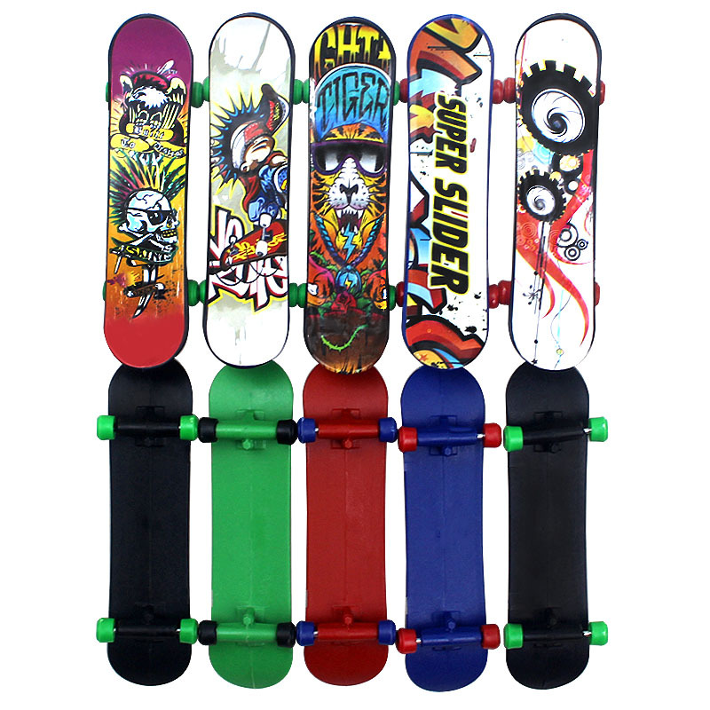 Children's Finger Skateboard Toys, Creative Desktop Fingertip Skateboard Educational Toys, Cross-Border Supply Decompression Toys