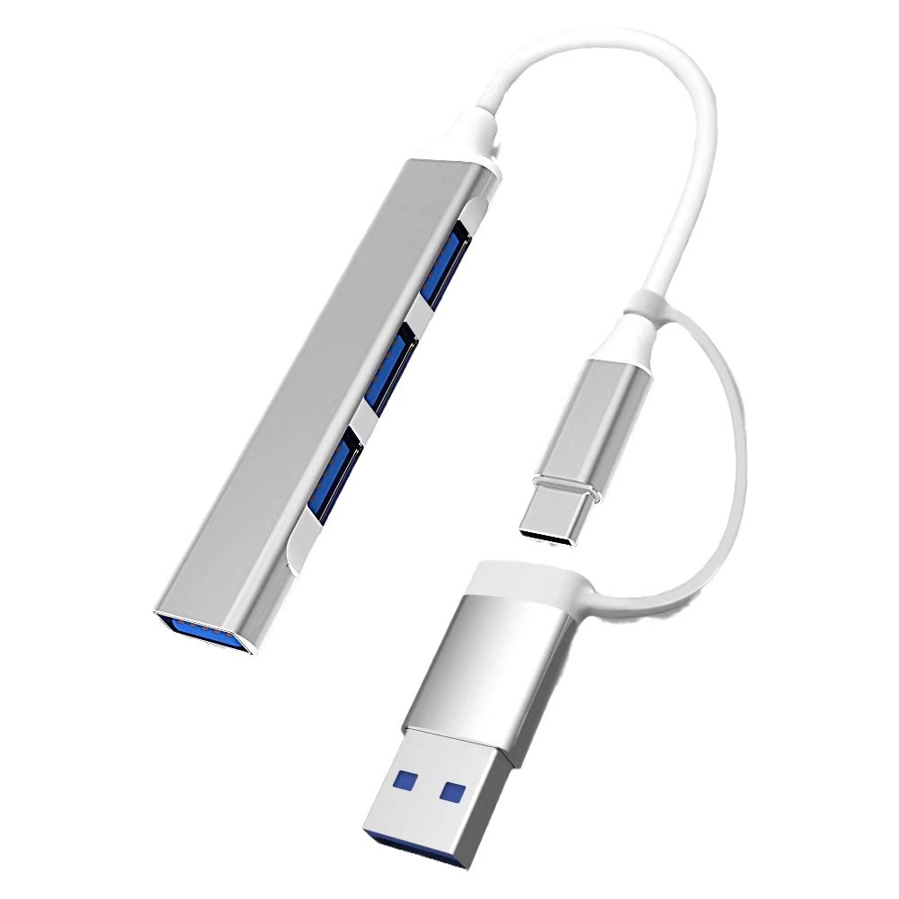 Cross-border new two-in-one USB multi-interface expansion dock 3.0USB typeChub tablet splitter