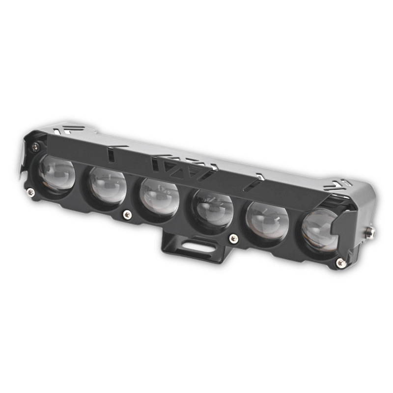 Cross-Border Six-Eye Motorcycle Led Spotlight High-Brightness Front Car Light Modified Headlight Electric Vehicle Small Steel Cannon Spotlight