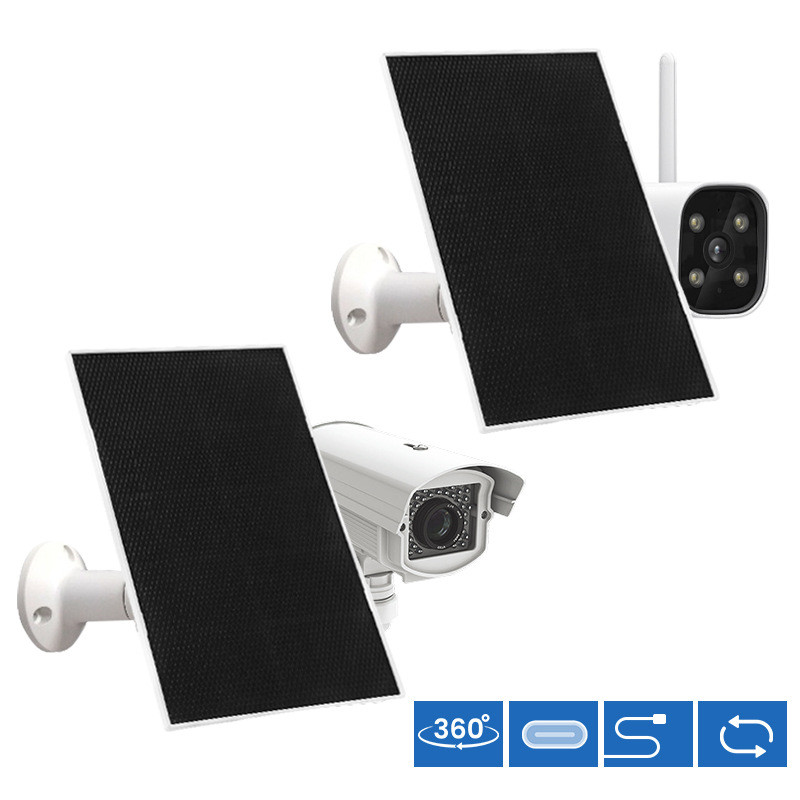 Cross-border solar photovoltaic panel ETFE outdoor camera 5V solar monitoring power supply system solar small panel