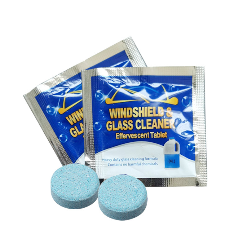 Bagged Concentrated Glass Wiper Effervescent Tablets Car Glass Water Effervescent Tablets Solid Wiper Essence Glass Cleaner