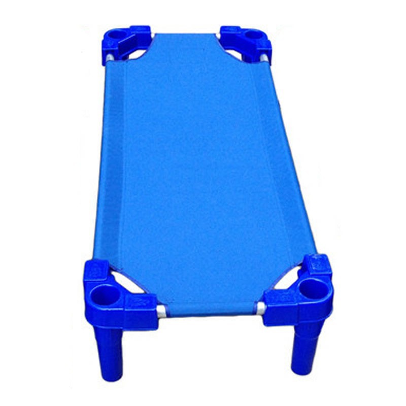 Factory Kindergarten Plastic Canvas Bed Children's Bed Nursery Class Lunch Break Bed Early Education Class Small Bed Baby Bed Stacked Bed