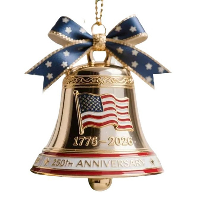 Cross-Border New Product 250Th Anniversary Us Bell Ornament American 250Th Anniversary Bell
