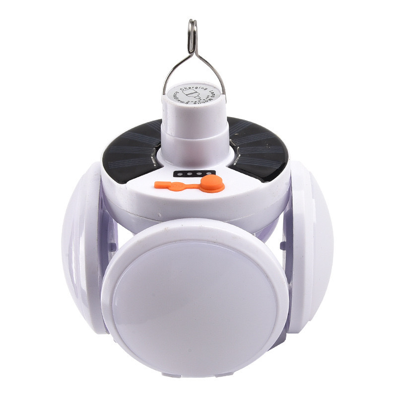 Solar Football Light, Outdoor Lighting, Household Street Stall Camping Style Solar Light, Rechargeable Stall Power Outage Emergency Light