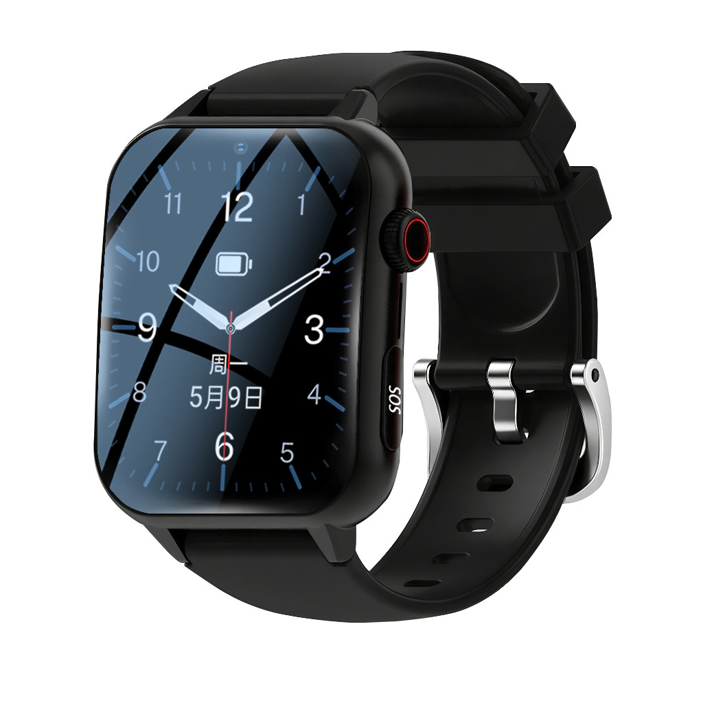 Foreign Trade Cross-Border Smart Watch for the Elderly with Card Insertion to Prevent Loss and Positioning Tracking Artifact Gps Curved Screen Bracelet